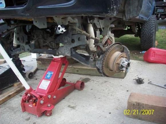 Driver side before taking it apart
