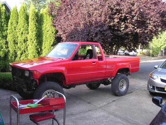 day after paint was shot