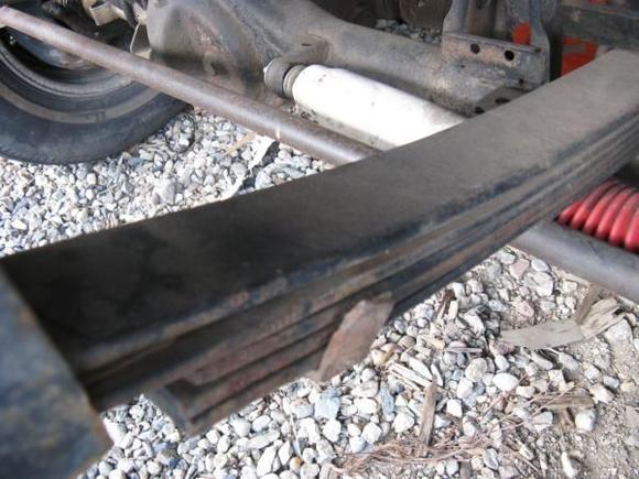 Twisted Driver's Front Spring &amp; Dented Steering Stabilizer