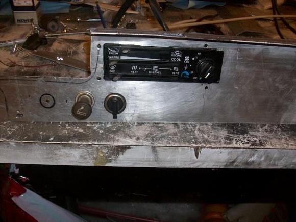 12v plugs put in and HVAC controls