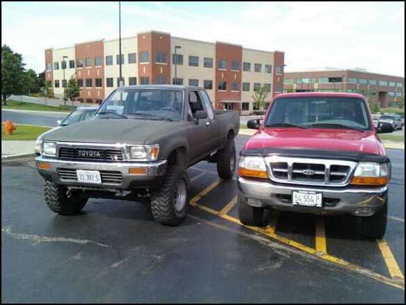 Yota next to ranger