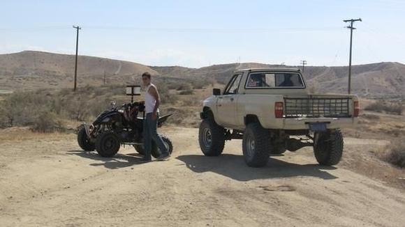 out riding, thats my brother