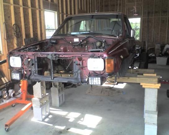 Body lift no frame