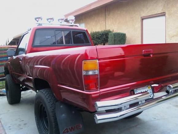 left back view