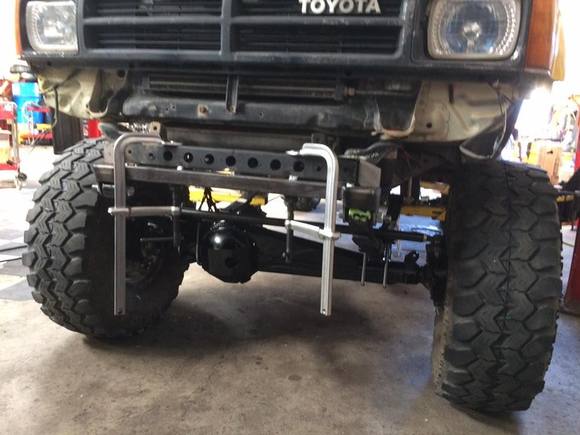 double check shackle angle before fully welding together