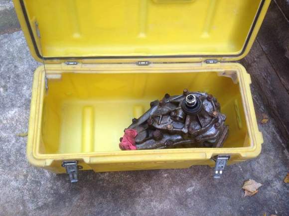 now, can I fit TWO transfer cases in the crate?