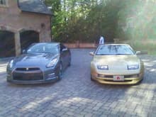my Z and my Uncle's 2012 GTR