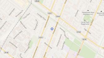 Map for The Pier Apartments - Hackensack, NJ