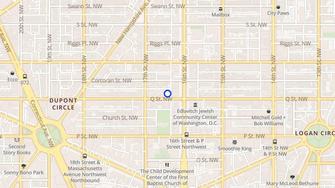 Map for The Cairo - Washington, DC