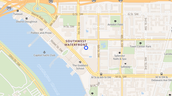 Map for Waterside Towers Apartments - Washington, DC