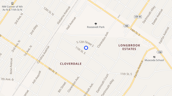 Map for Cloverdale Garden Apartments - Bessemer, AL