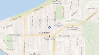 Map for Alki Estates - Seattle, WA