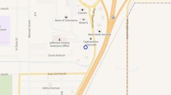 Map for Meadowview Apartments - Rigby, ID