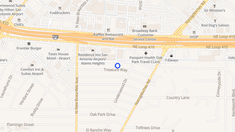 Map for Chelsea Apartments - San Antonio, TX
