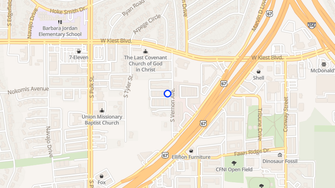 Map for Vernon Oaks Apartments - Dallas, TX