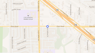 Map for Cherokee Village Ii Apartments - Dallas, TX