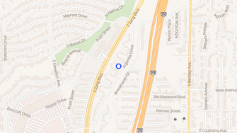 Map for Wynnewood Apartments - Dallas, TX