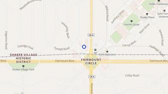 Map for Fairmount Circle Apartments - University Heights, OH