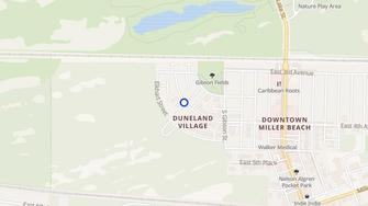 Map for Duneland Village Apartments - Gary, IN