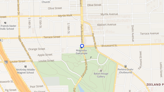 Map for Park Place Apartments - Baton Rouge, LA