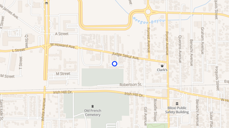 Map for Adcock Apartments - Biloxi, MS