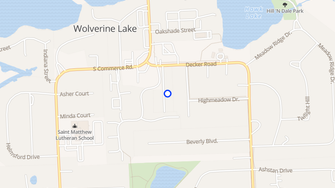 Map for Walnut Ridge Apartments - Walled Lake, MI