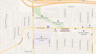 Map for Narrows East Apartments - Tacoma, WA
