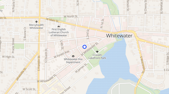 Map for Getter Apartments - Whitewater, WI