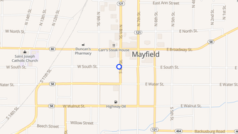 Map for Eloise Fuller Apartments - Mayfield, KY