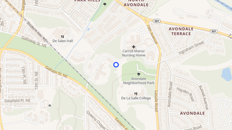 Map for Avondale Park Apartments - Hyattsville, MD