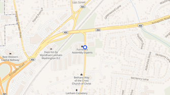 Map for Whitfield Towne Apartments - Lanham, MD