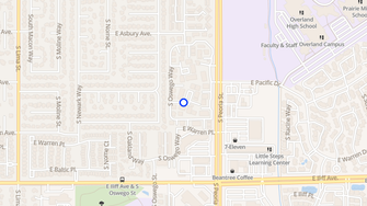 Map for Winridge Apartments - Aurora, CO