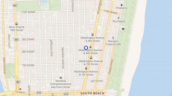 Map for Blackstone Apartments - Miami Beach, FL