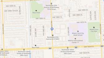 Map for 183rd Street Apartments - Opa Locka, FL