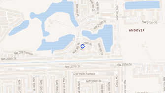 Map for Hamlet At Walden Pond - Miami, FL