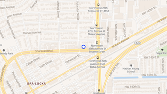 Map for Boulevard Motel & Apartments - Opa Locka, FL