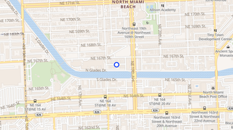 Map for Glade's Plaza Apartments - North Miami Beach, FL