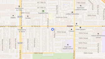 Map for Castellana IV Apartments - Torrance, CA