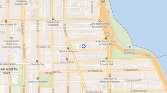 Map for 50 E Bellevue Condominiums - Chicago, IL