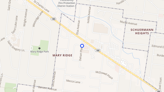Map for Hickory Trace Apartments - Saint Ann, MO