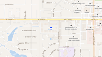 Map for Aragon Apartments - Wichita, KS