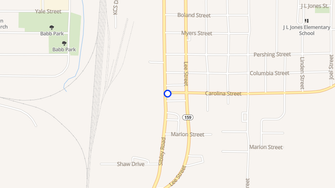 Map for Hickory Ridge Apartments - Minden, LA