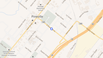 Map for Walker Apartments - Pineville, LA