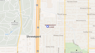 Map for Shirewood Townhomes - Shreveport, LA