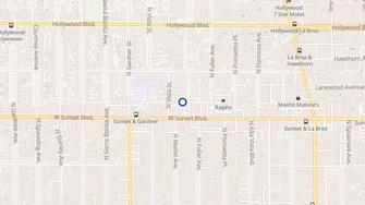 Map for Martel Manor - Los Angeles, CA