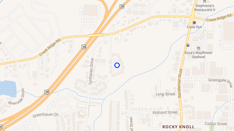 Map for Cross Creek Apartments - Greensboro, NC