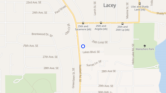 Map for Victorian - Lacey, WA