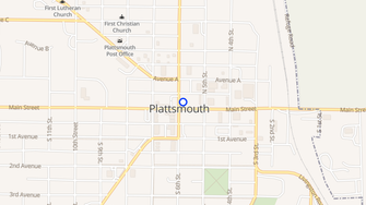 Map for Fitzgerald Apartments - Plattsmouth, NE