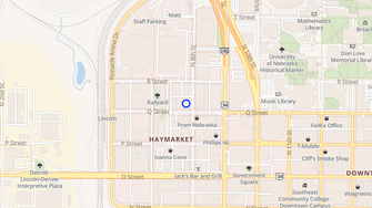 Map for Haymarket Lofts - Lincoln, NE