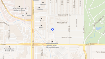 Map for Crosswinds Apartments - Omaha, NE
